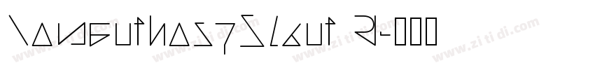 LomenthosySlant R字体转换